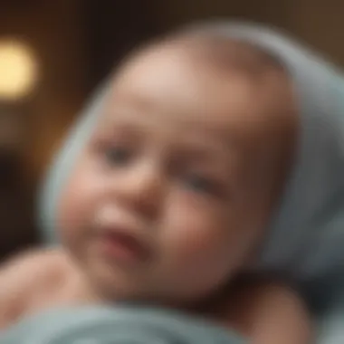 Newborn with health complications