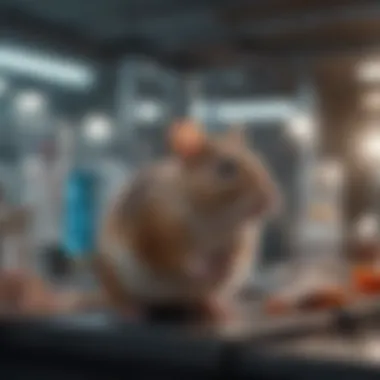 Rodents as Key Research Subjects Rodents in a laboratory setting showcasing their role in scientific research.