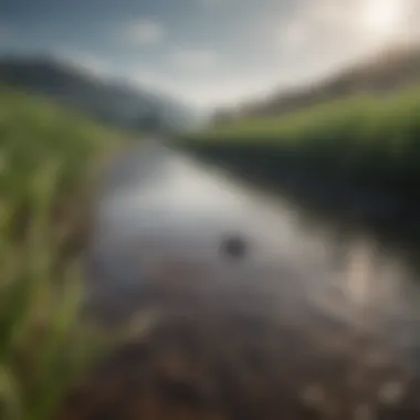 Freshwater's Impact on Agriculture Infographic showcasing the benefits of freshwater for agriculture