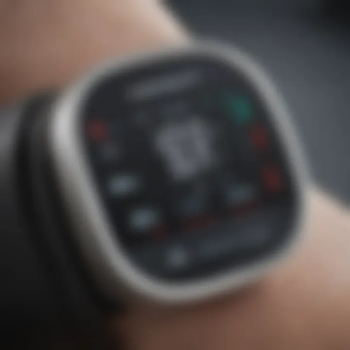 User-friendly blood pressure monitor interface