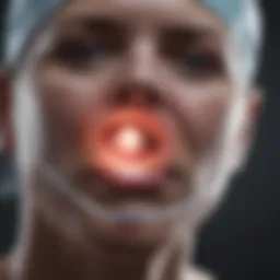 Visual representation of surgical intervention for ductal carcinoma