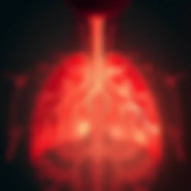 Health Implications of Asymptomatic Pneumonia Visual representation of health implications