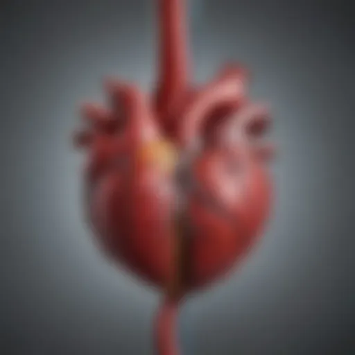 Illustration depicting the connection between diabetes and cardiovascular diseases.