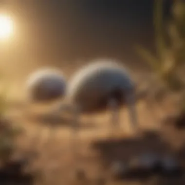 Ecological Significance of Dust Mites Ecological representation of dust mites in their habitat