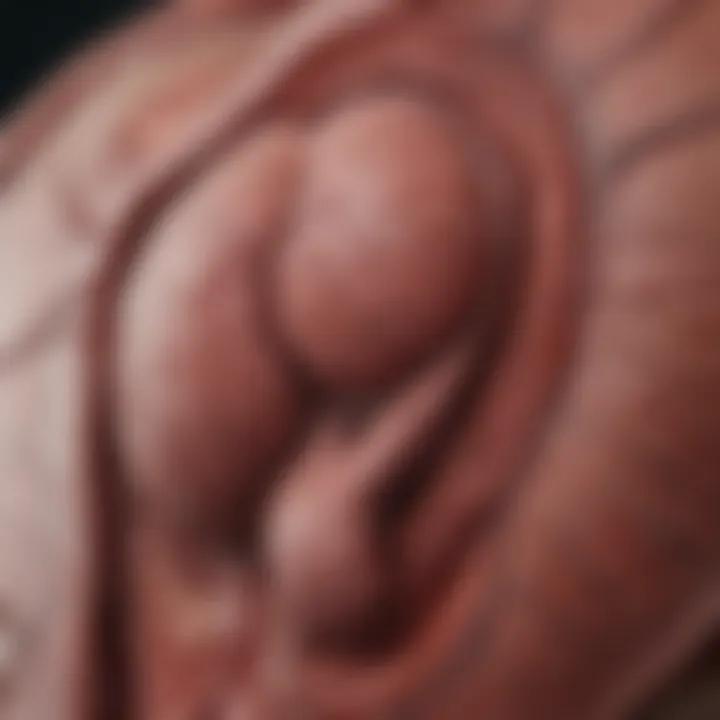 A detailed diagram illustrating the liver anatomy and HCC locations