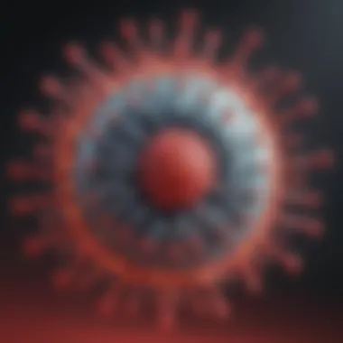 Structure of the HIV Virus Illustration of the HIV virus structure and its components.