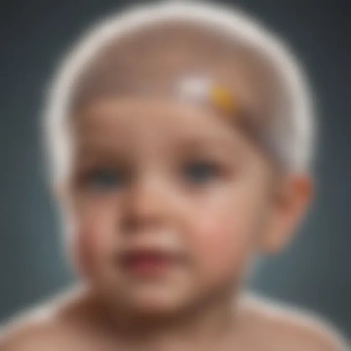 Chart showing treatment advancements in infant glioblastoma over recent years