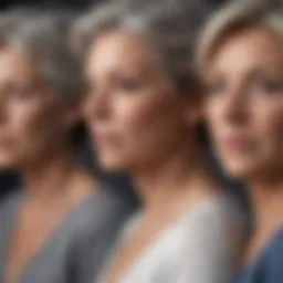 Visual representation of menopause stages