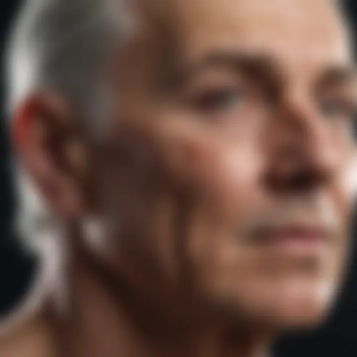 Infographic showing the impact of muscle depletion on elderly individuals