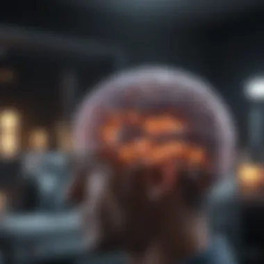 Research in Neurological Health Researcher analyzing data related to neurological health