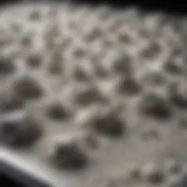 Diverse Materials in Powder Bed Fusion Illustration depicting various powdered materials used in 3D printing applications