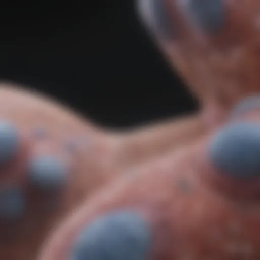 Visual representation of prostate cancer stage progression