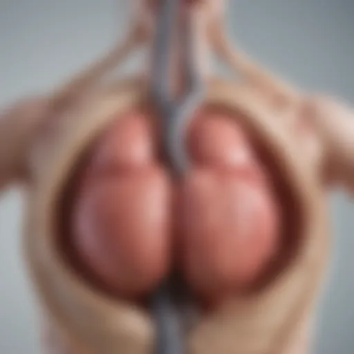 Diagram illustrating premature ventricular contractions in cardiac rhythm
