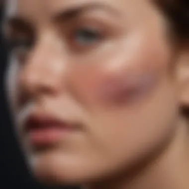 Risk Factors of Superficial Basal Cell Carcinoma Diagram illustrating risk factors associated with superficial basal cell carcinoma