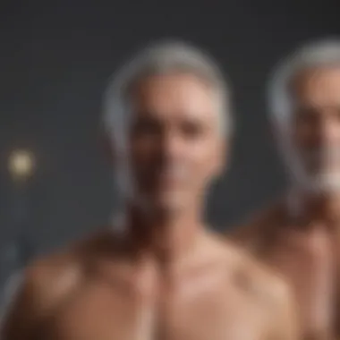 Hormone Balance in Aging Representation of hormone balance in older males