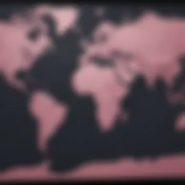 Global Disparities in Breast Cancer Care A world map highlighting disparities in breast cancer care globally.