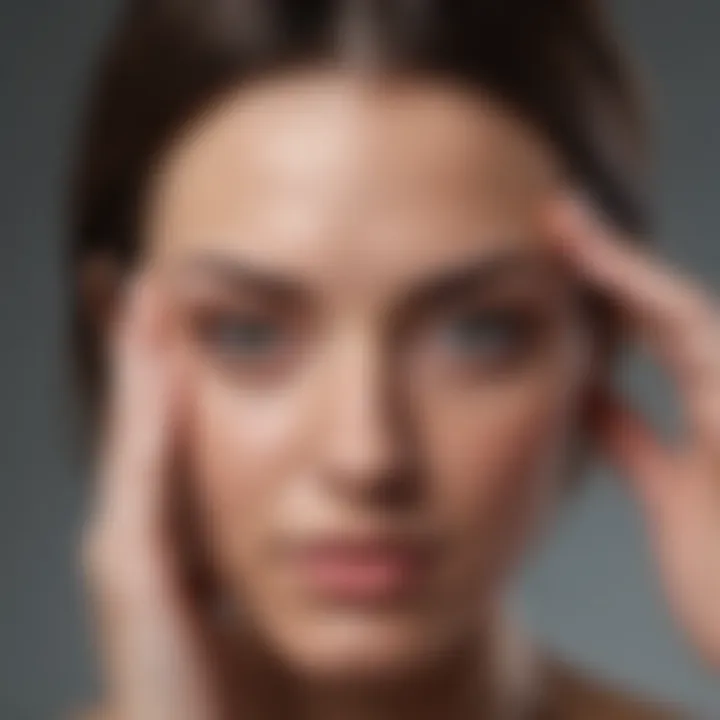 Diagram illustrating treatment options for migraines