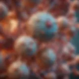 Illustration depicting the mechanism of HPV-induced carcinogenesis
