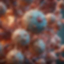 Illustration depicting the mechanism of HPV-induced carcinogenesis