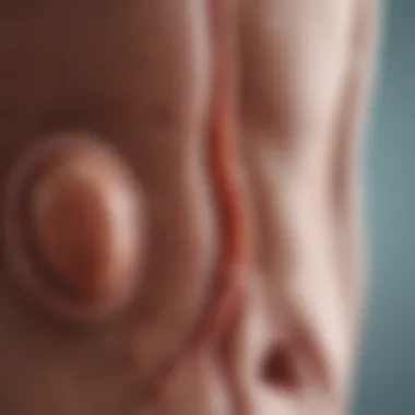 Visual representation of symptoms in kidney failure