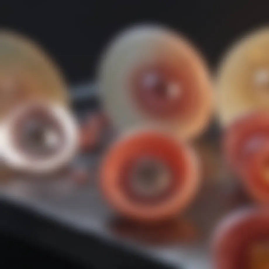 Diagram illustrating the phases of the ovulation cycle