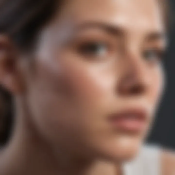 Visual representation of treatment options for itchy skin