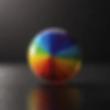 Exploring the Color Spectrum Visual representation of color spectrum and its components.