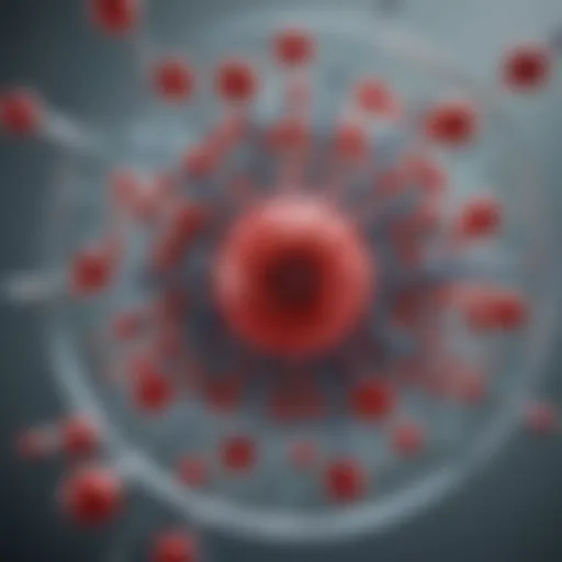 An intricate diagram illustrating antiretroviral therapy mechanisms.