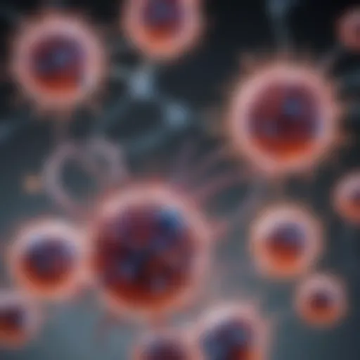 Cytokine signaling pathways illustration