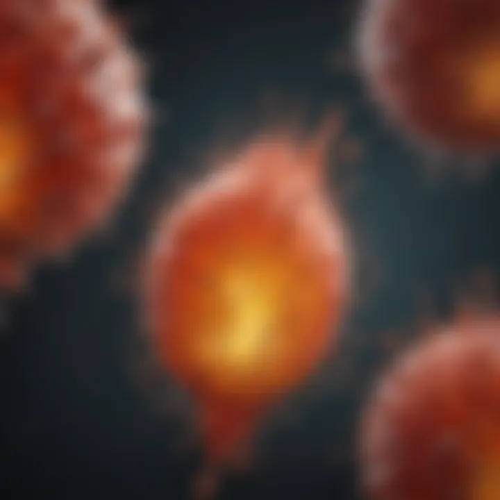 Diagram showcasing retinoic acid's impact on cellular growth and differentiation
