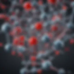 Molecular structure of retinoic acid highlighting its biochemical significance
