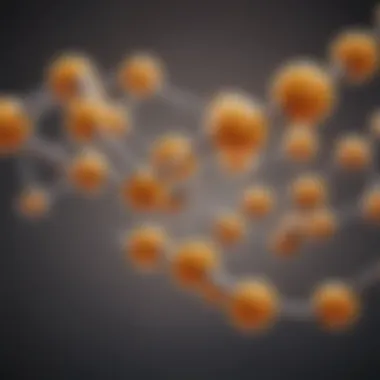 Illustration of vitamin D molecular structure